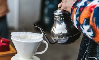 cup coffee beans slow coffee